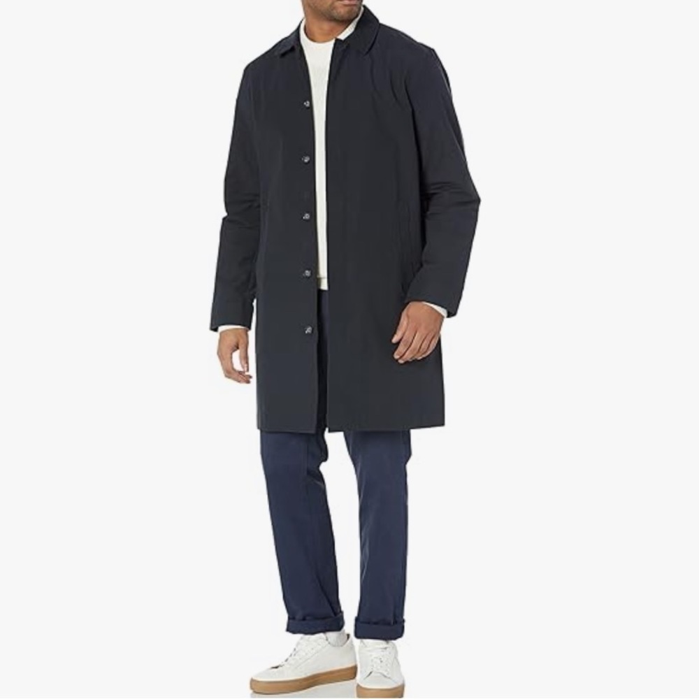 Men's Loose-Fit Water Repellant Coat nwt